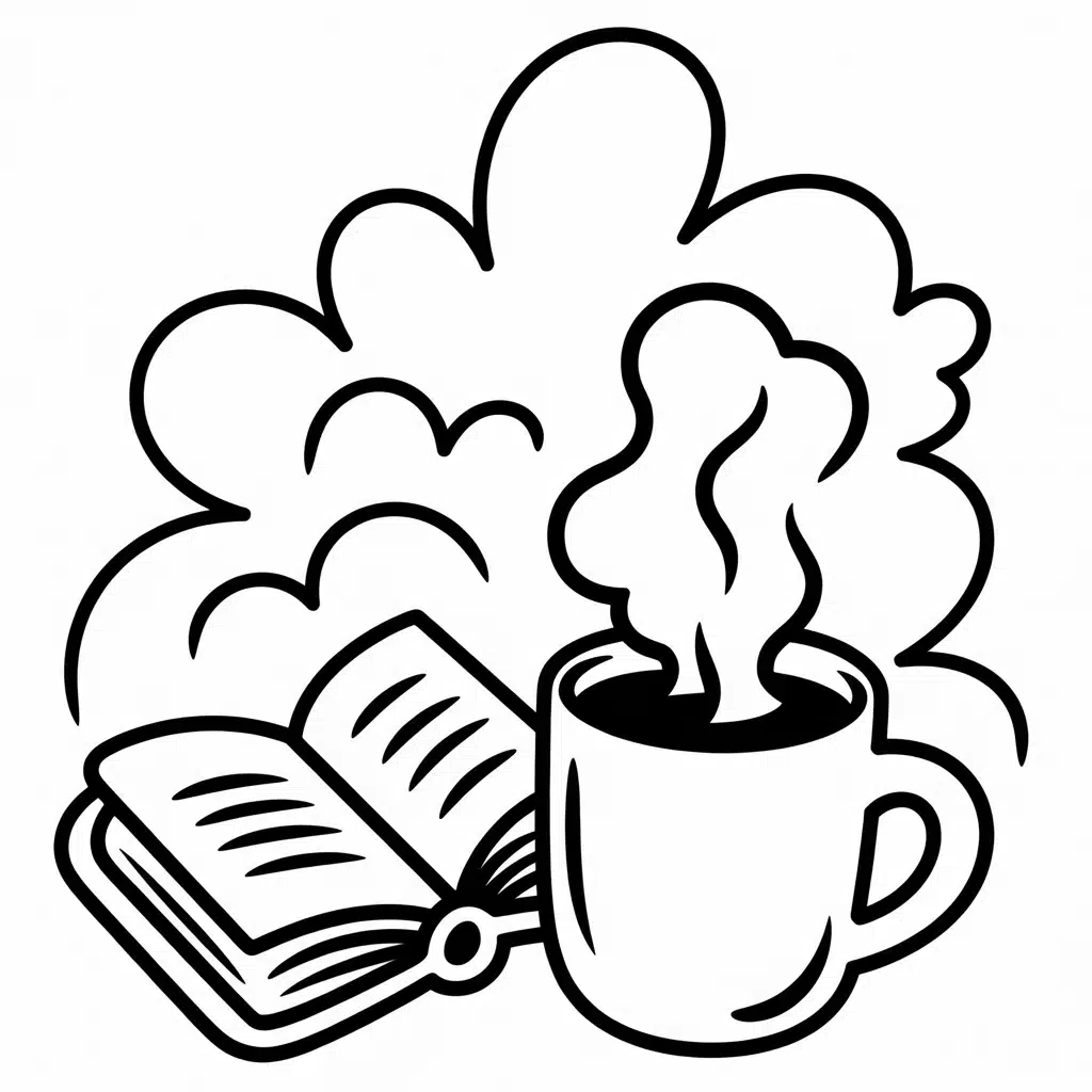 books and coffee