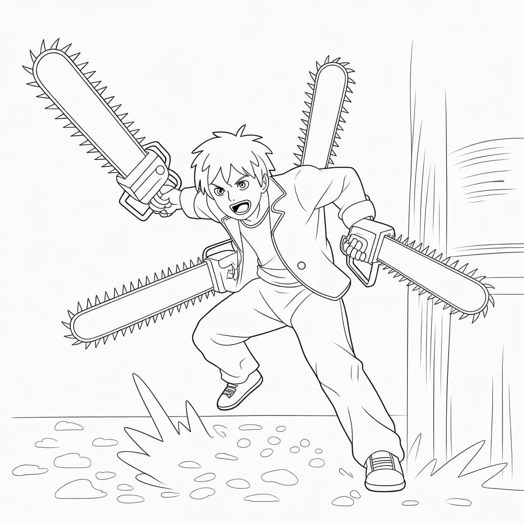 chainsaw man tranformation