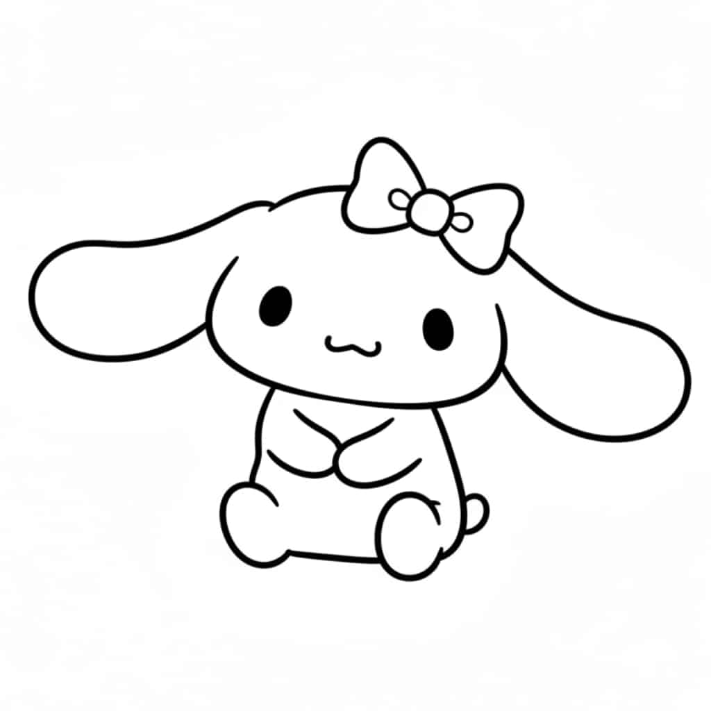 cinnamoroll bow tie