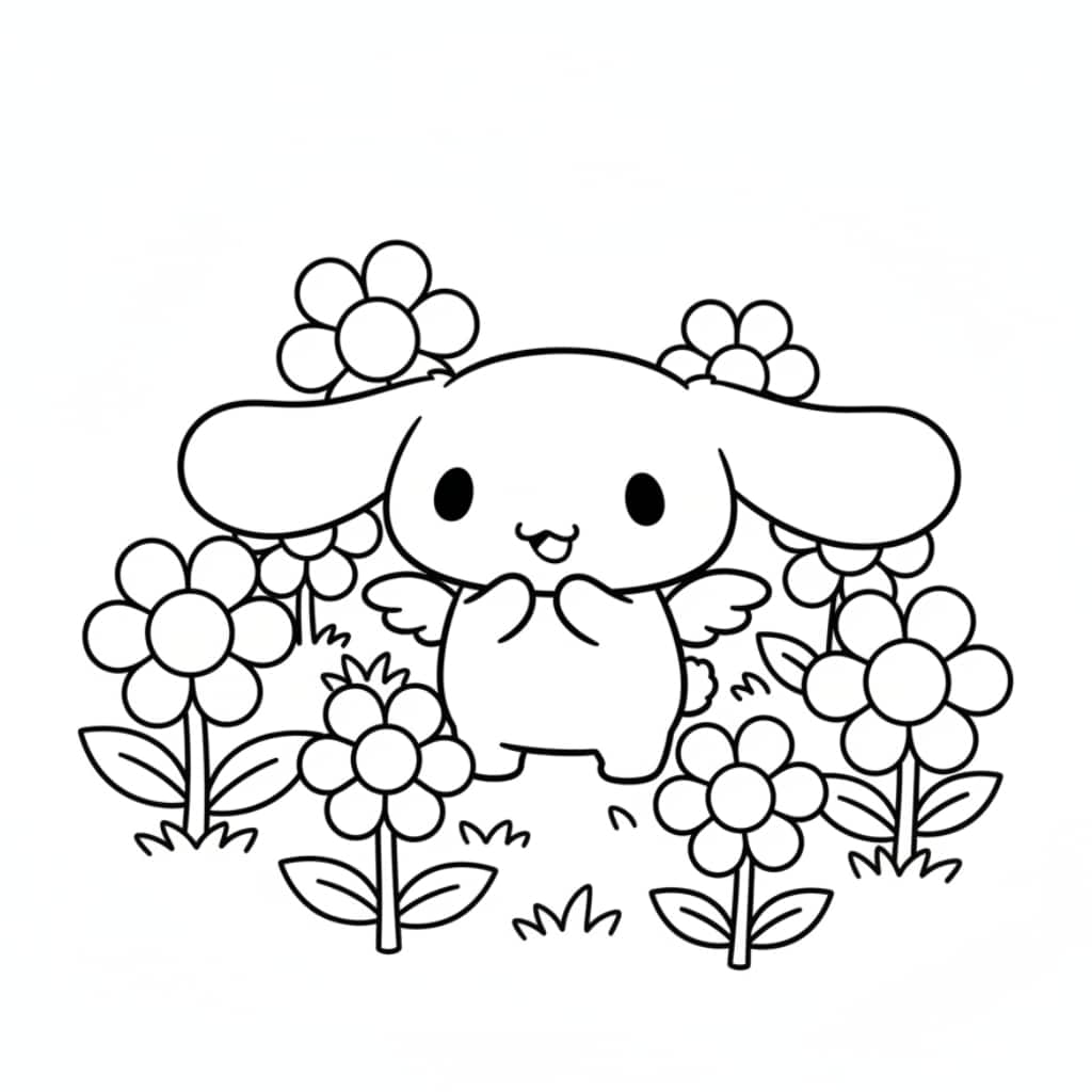 cinnamoroll flowers