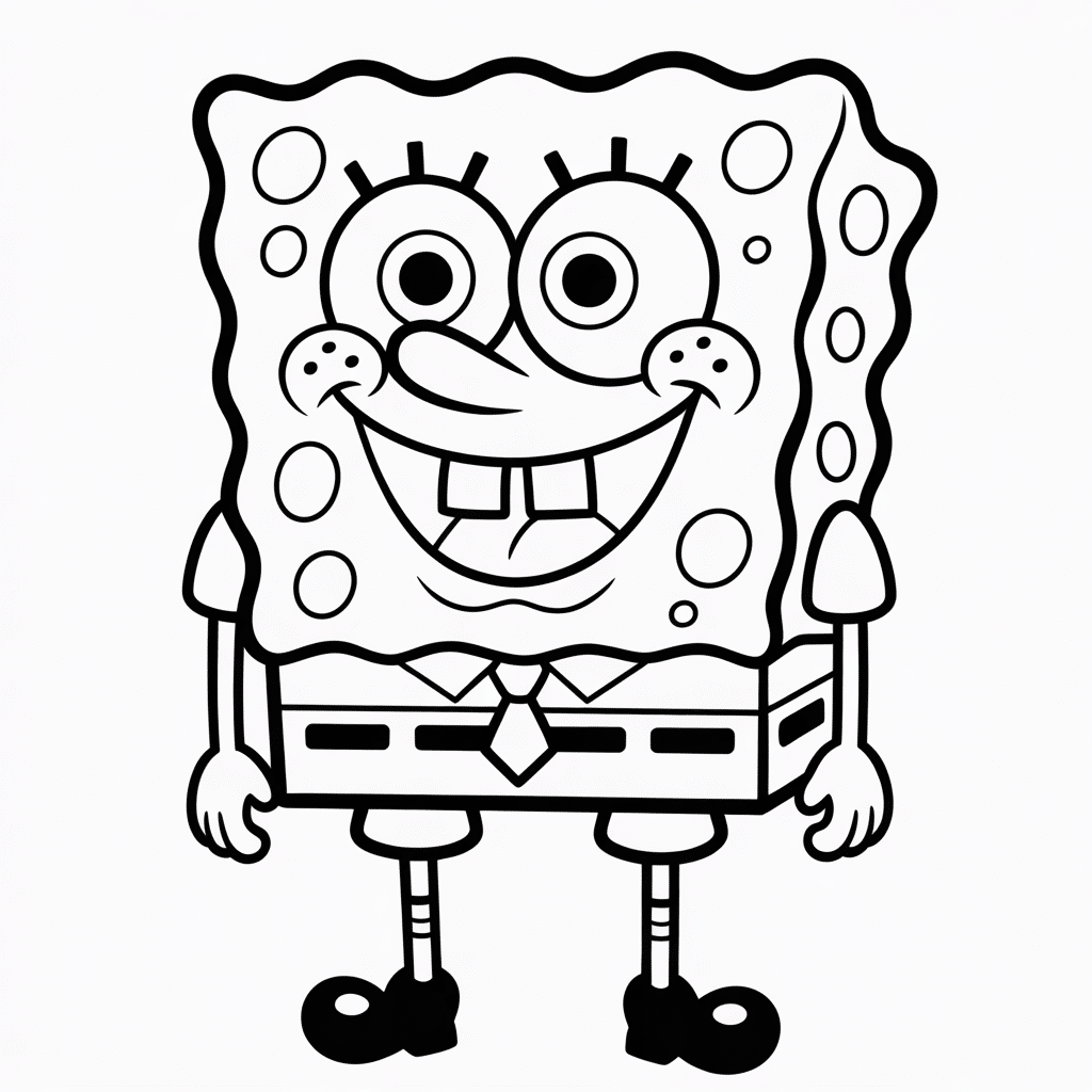 classic smiling spongebob