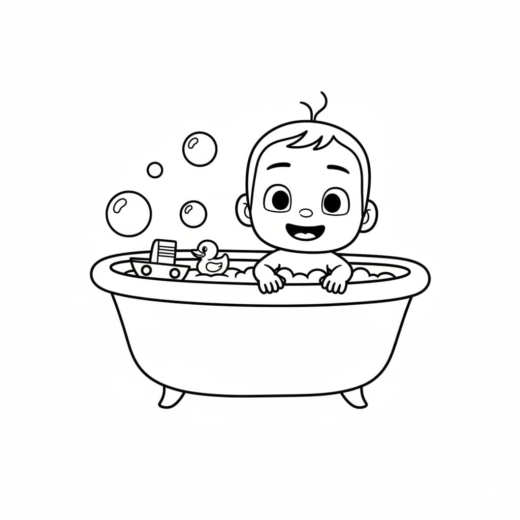 cocomelon bathtub