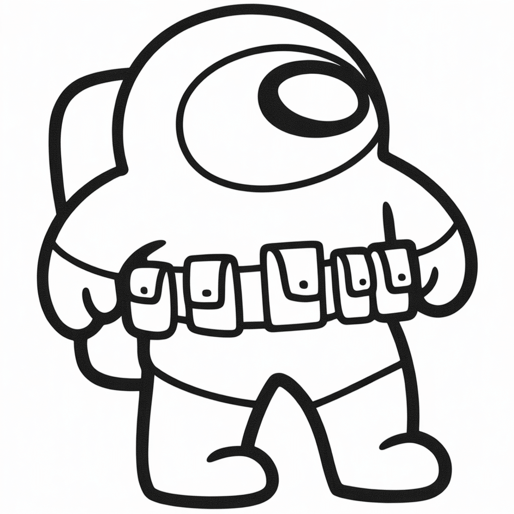 crewmate in a sleek spacesuit