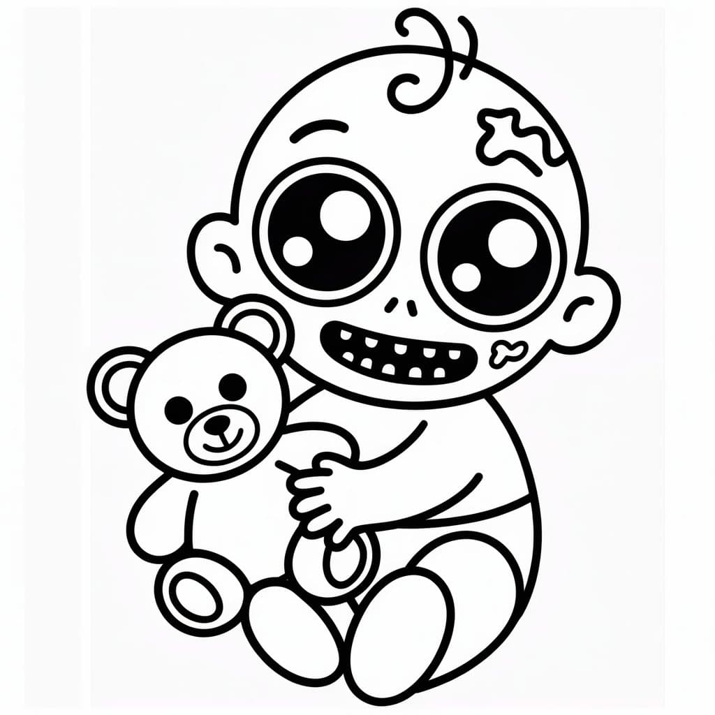 cute zombie baby