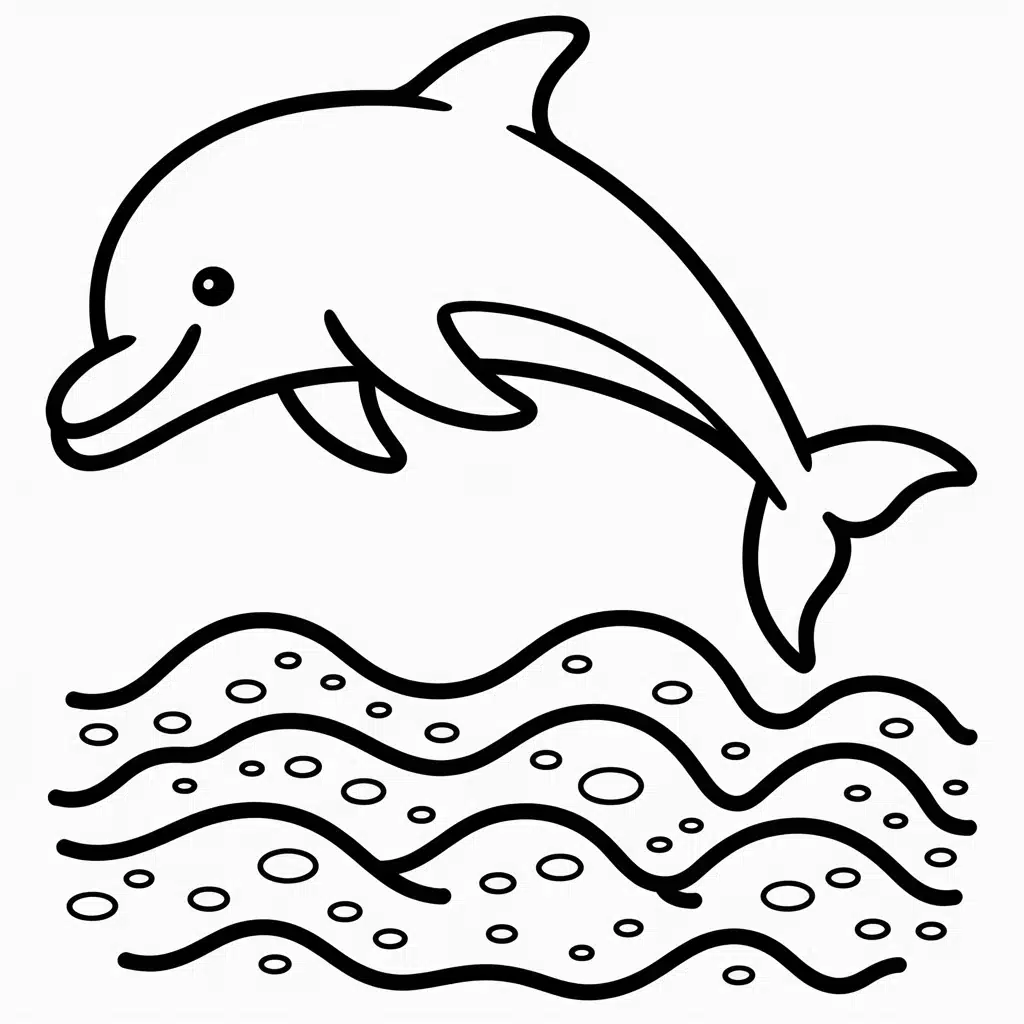 dolphin swimming above a sandy seabed