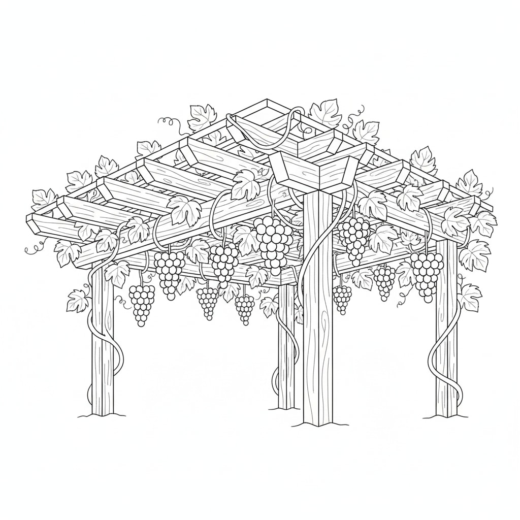 grapes pergola