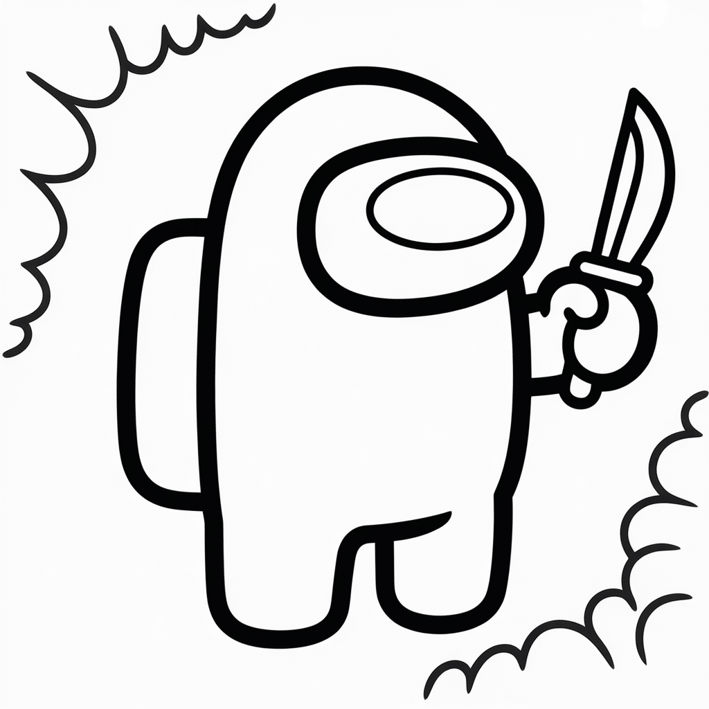 imposter with a knife