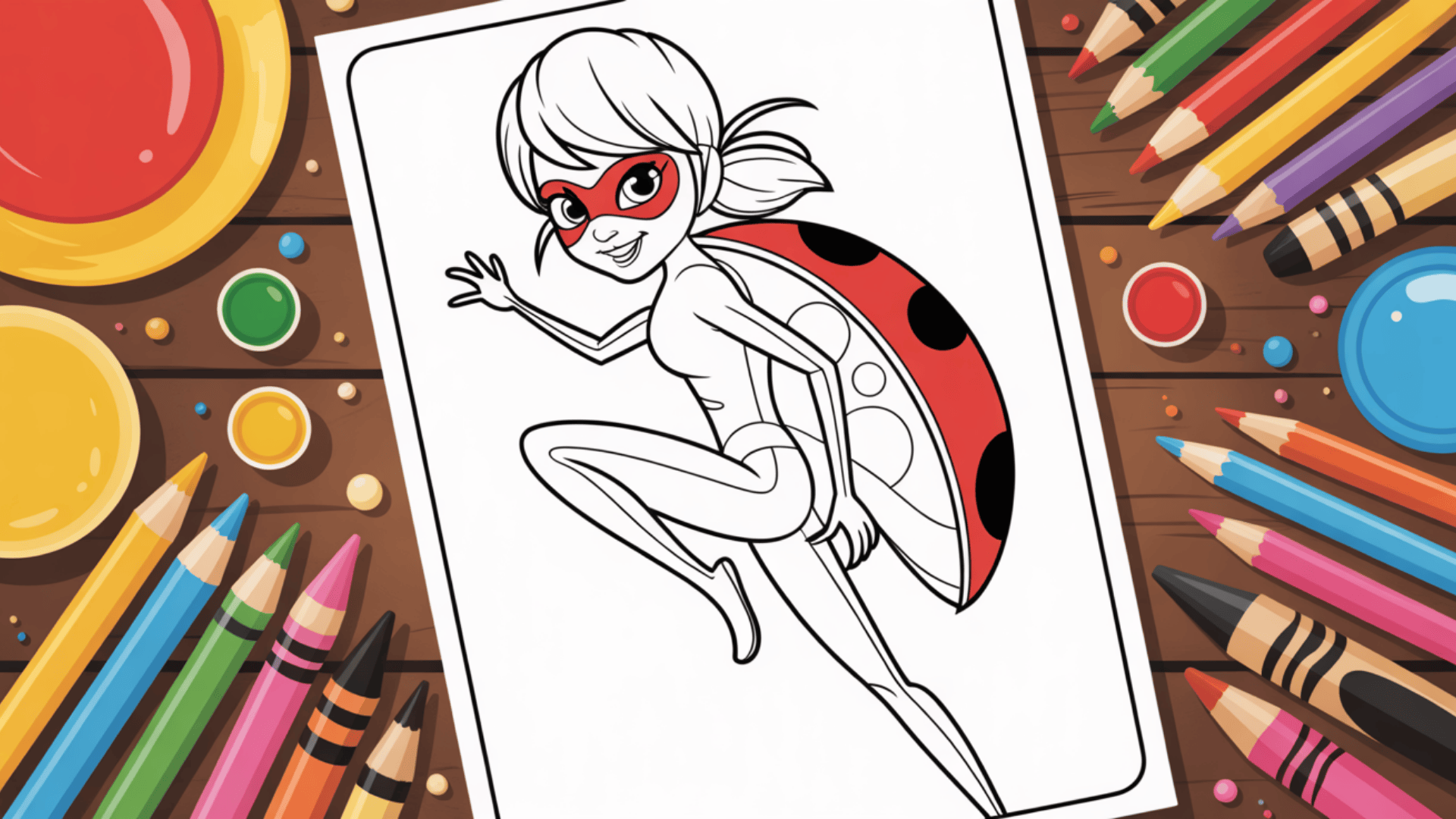miraculous ladybug coloring pages