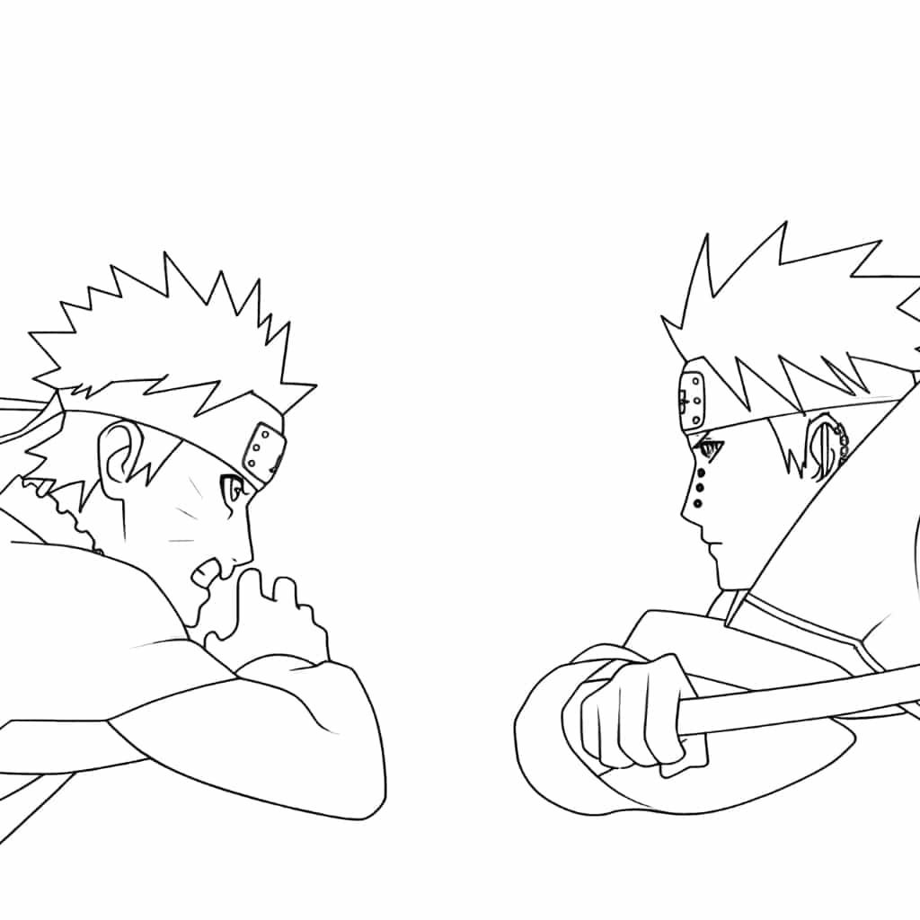 naruto vs pain