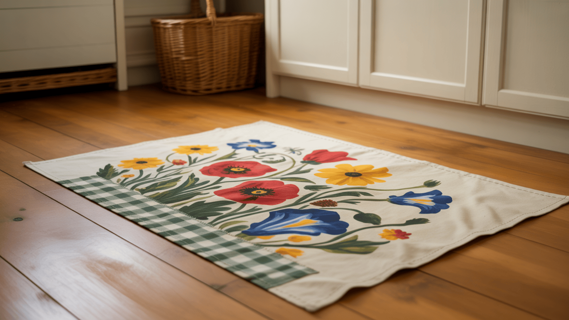 painted floor cloth