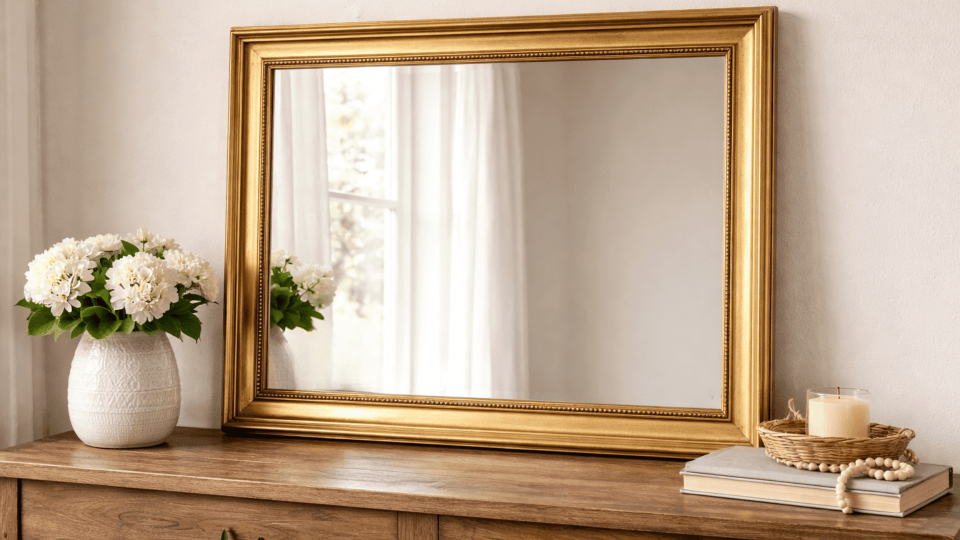 painted mirror frame