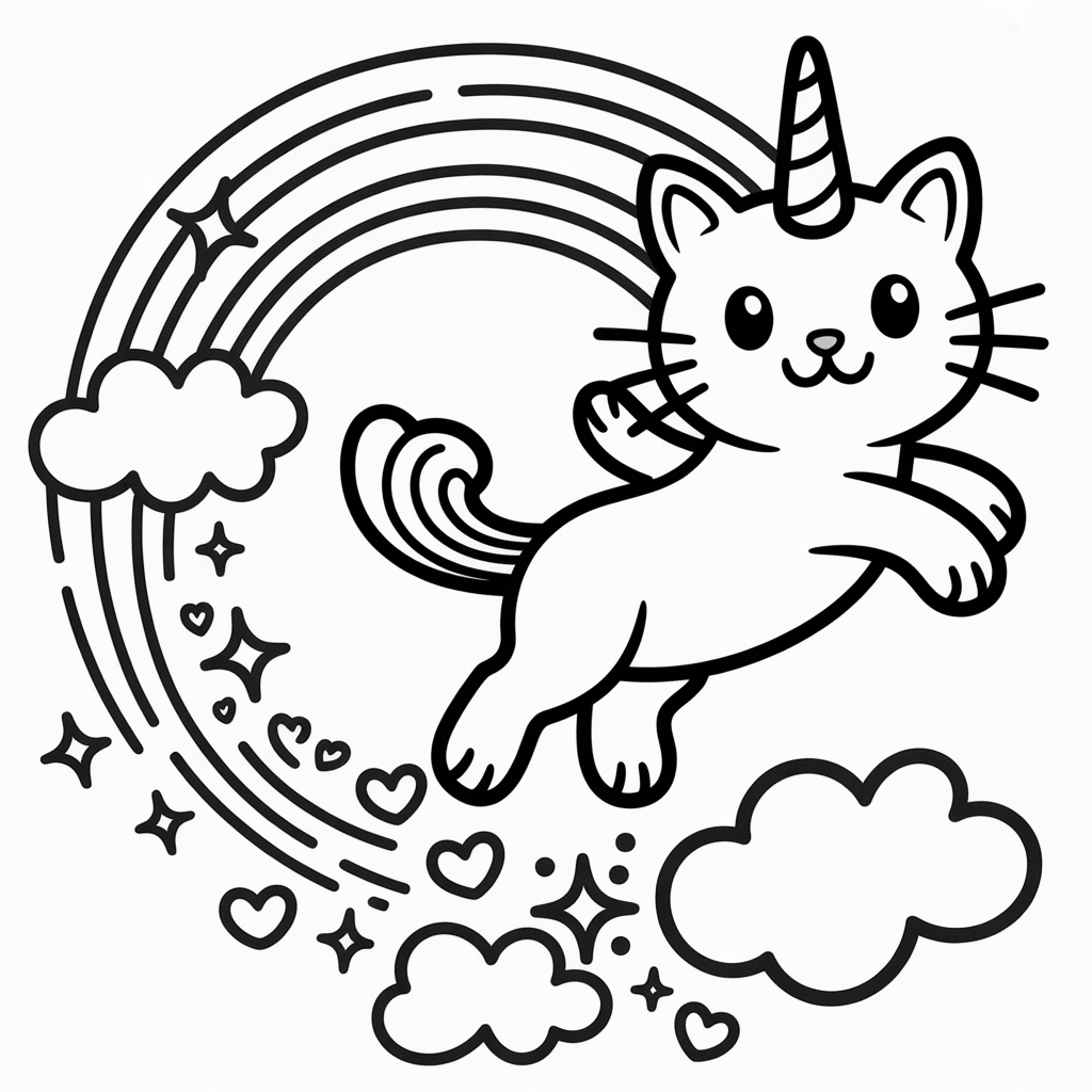 rainbow kittycorn trail