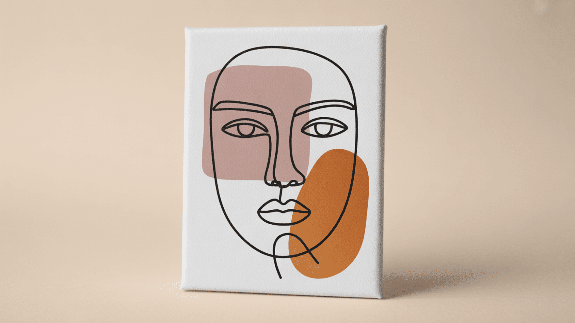 simple abstract faces