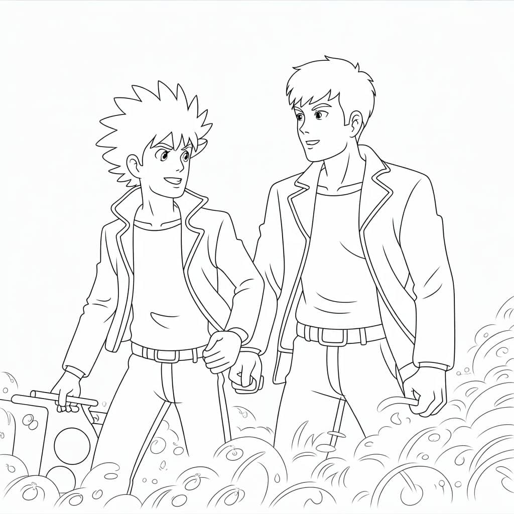 spike and jet together