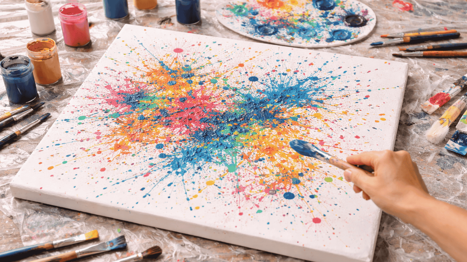 splatter paint art