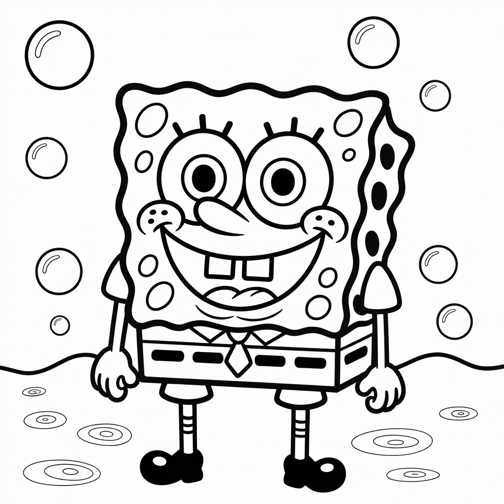 spongebob minimal background
