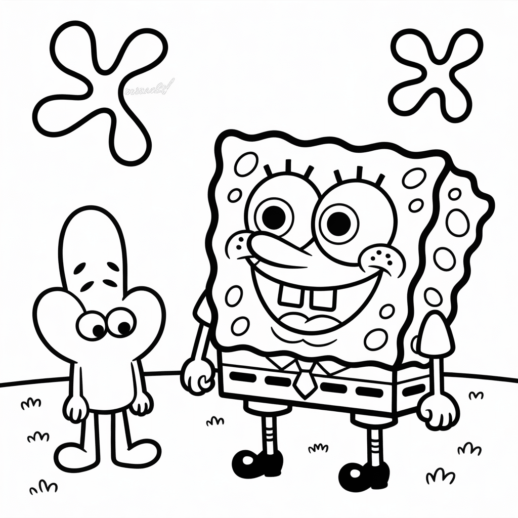 spongebob with gary the snail