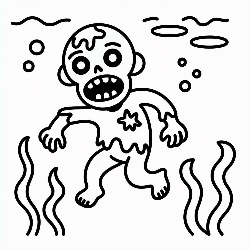 underwater zombie