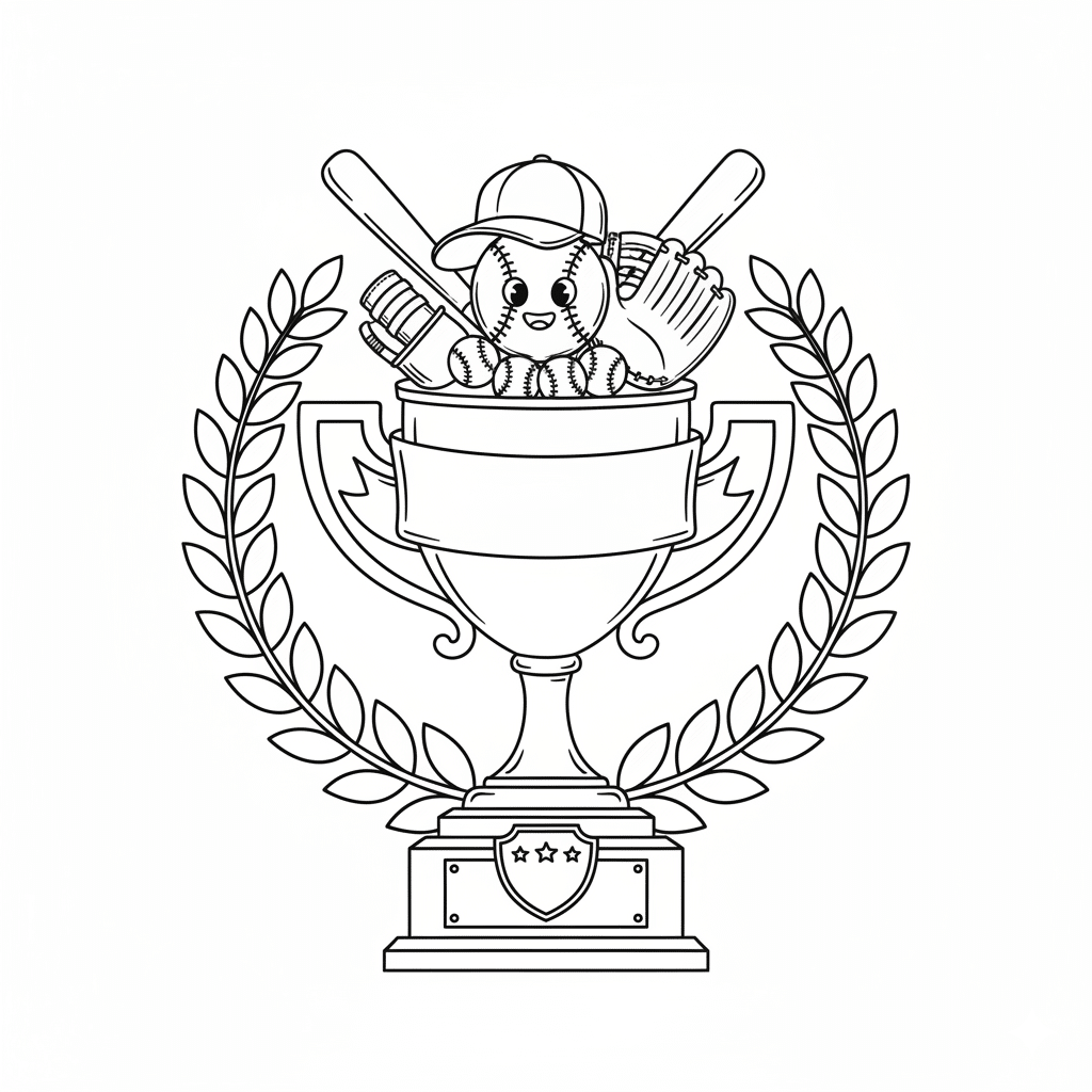Baseball Victory Trophy