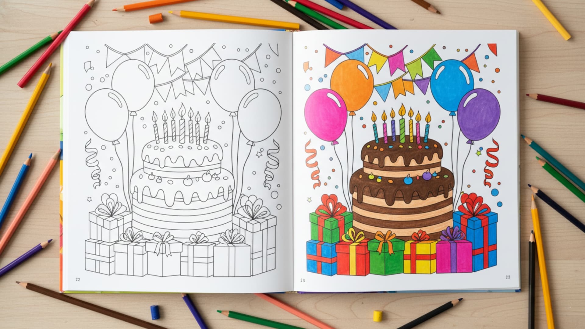 birthday coloring pages