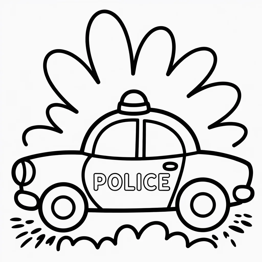 classic police car design