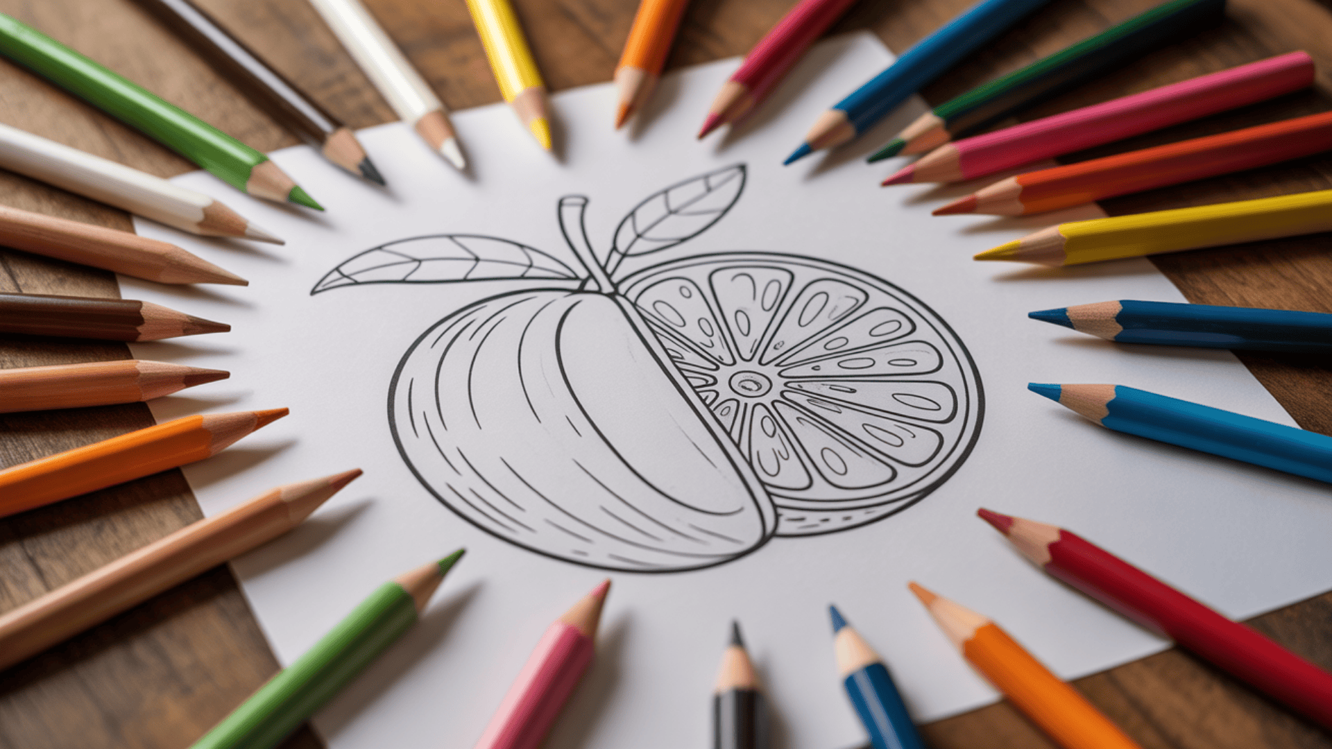 coloring pages fruit