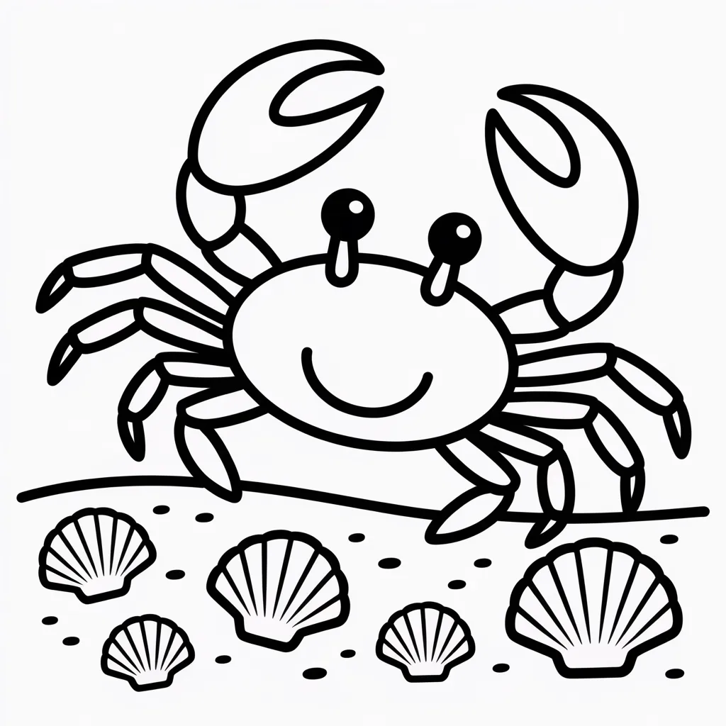 crab on the beach
