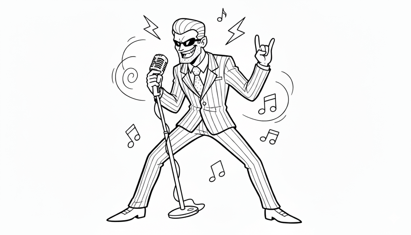 daddy dearest battle scene coloring sheet