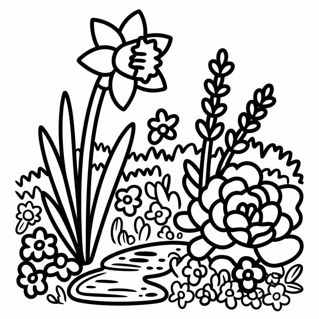 daffodil in a garden