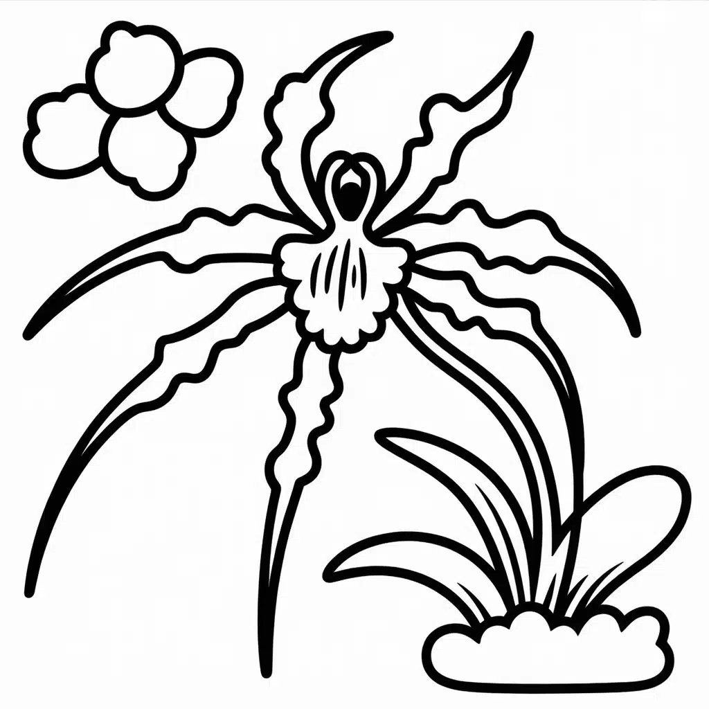 exotic spider orchid