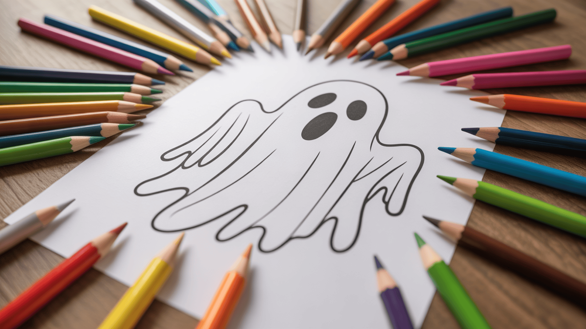 ghost coloring pages