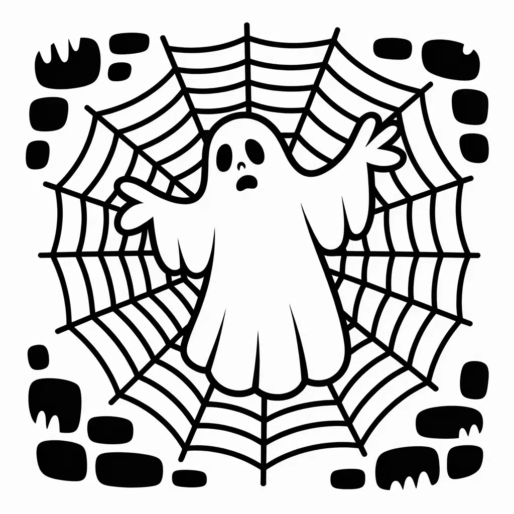 ghost in a spider web