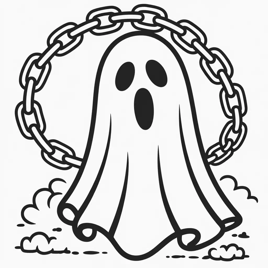 ghost with chains