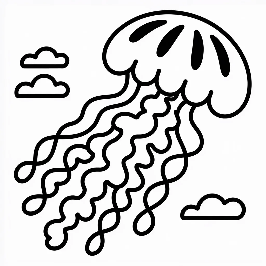 jellyfish in the deep sea