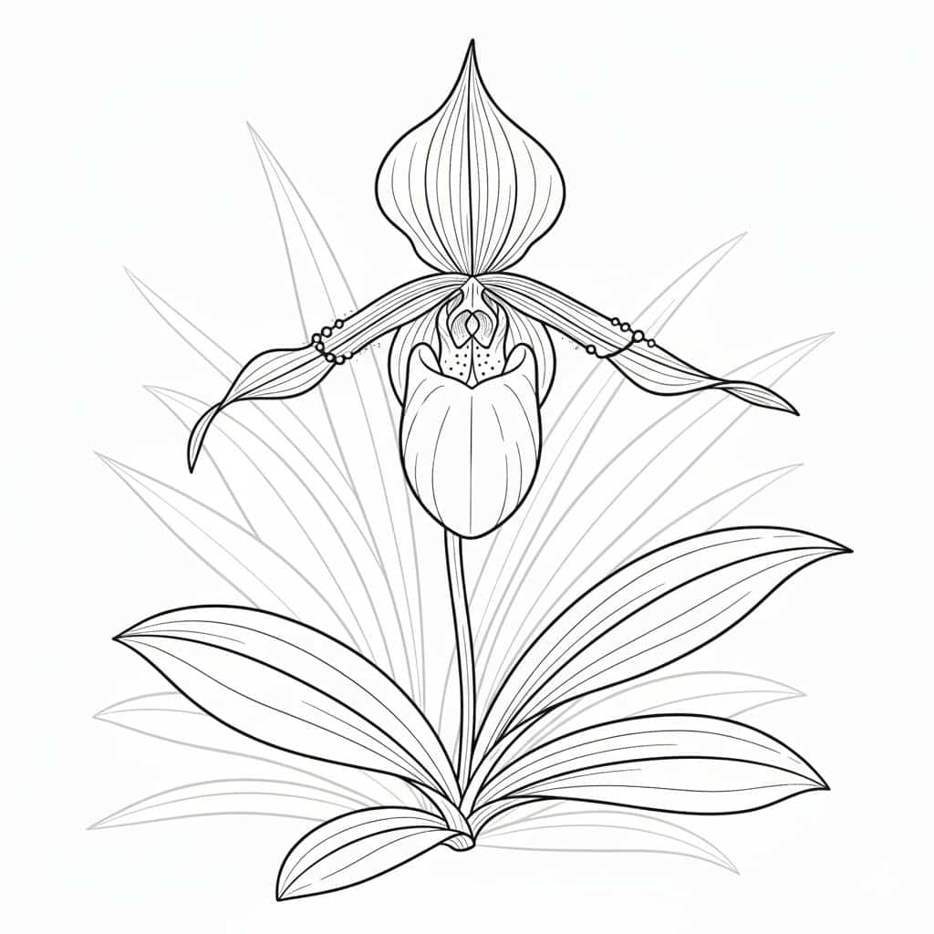 ladys slipper orchid