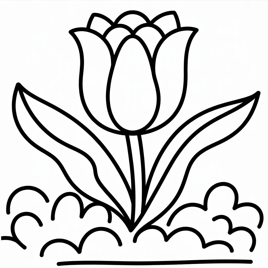 large tulip for kids