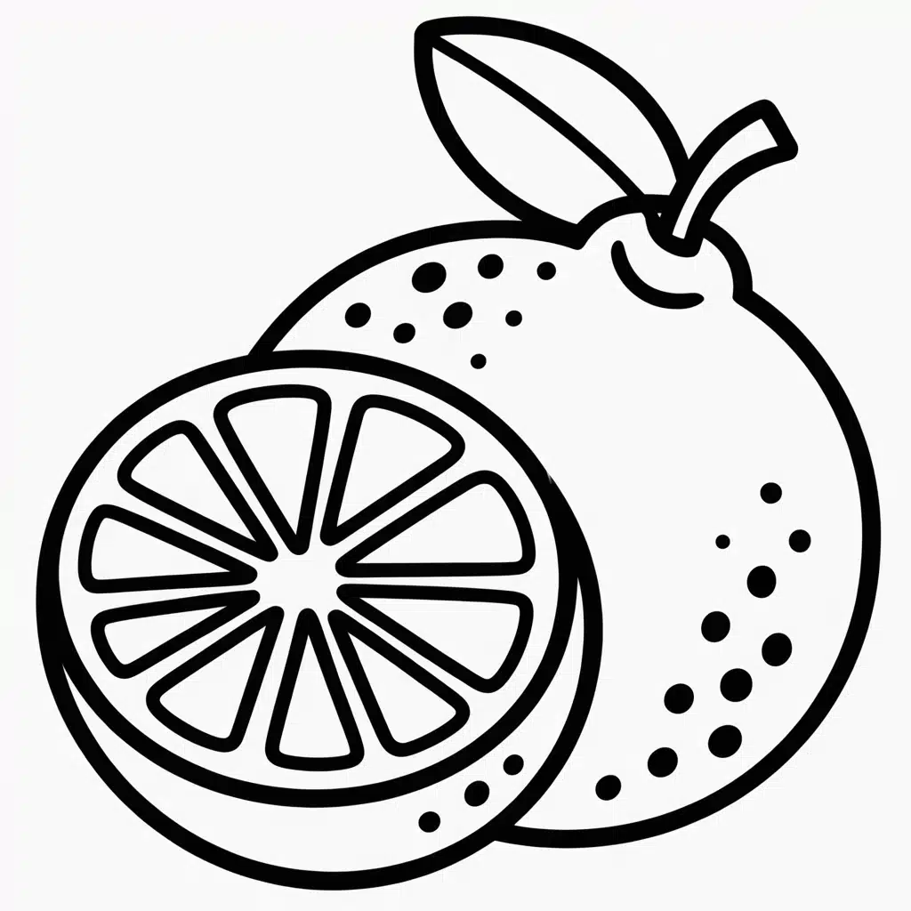 lime coloring page