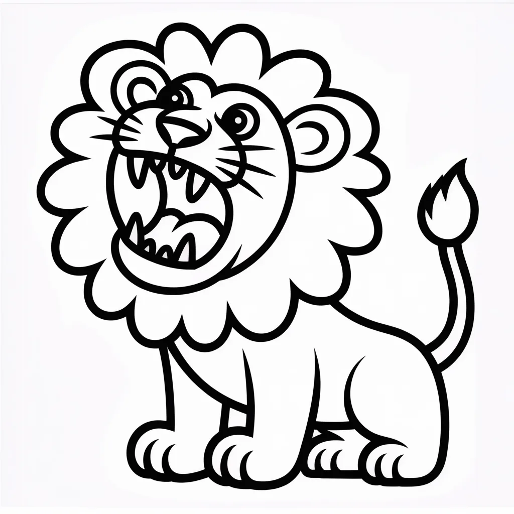 lion roaring