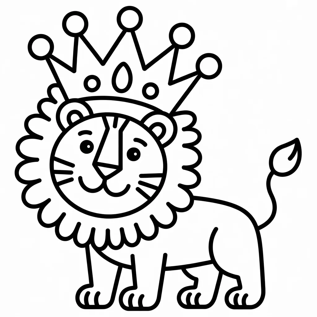lion with crown