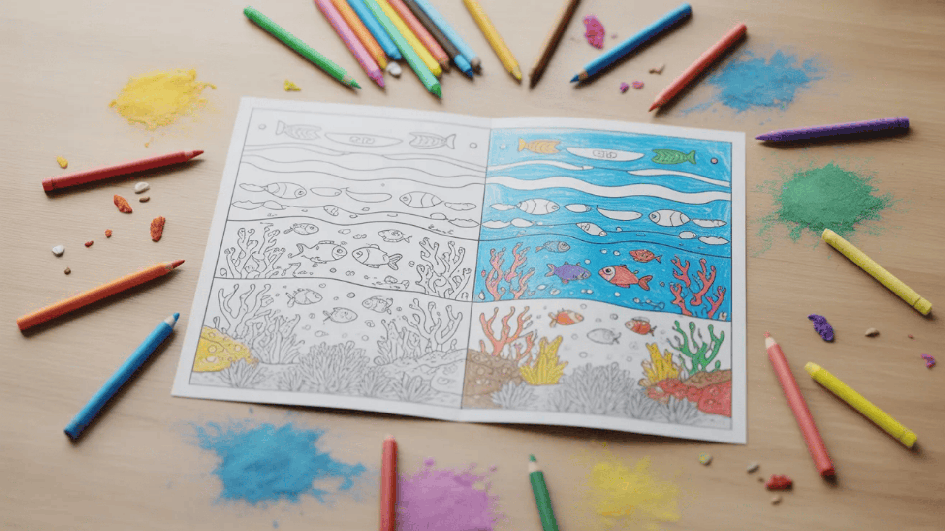 ocean coloring pages