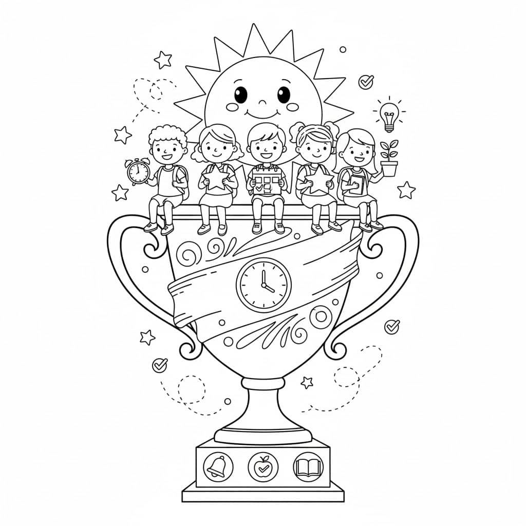 perfect attendance trophy