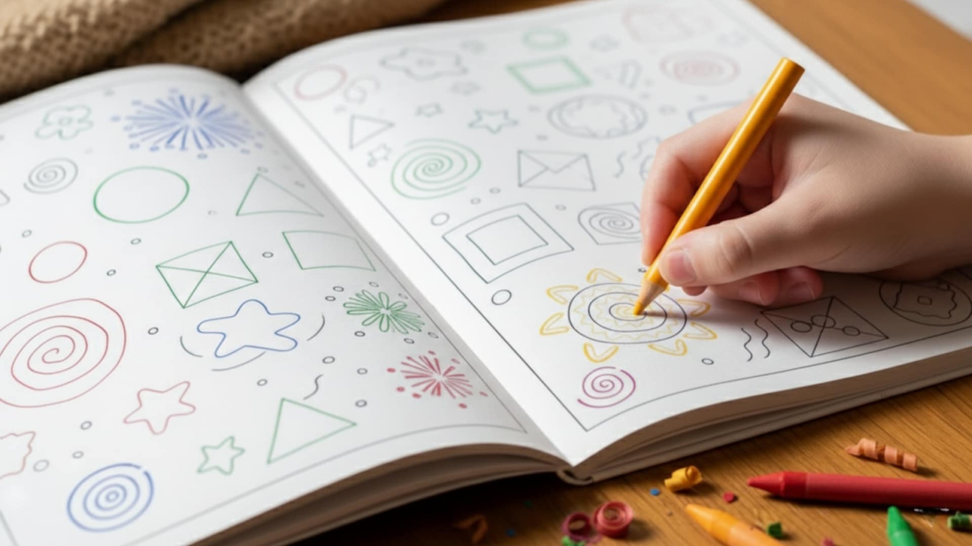 shapes coloring sheets