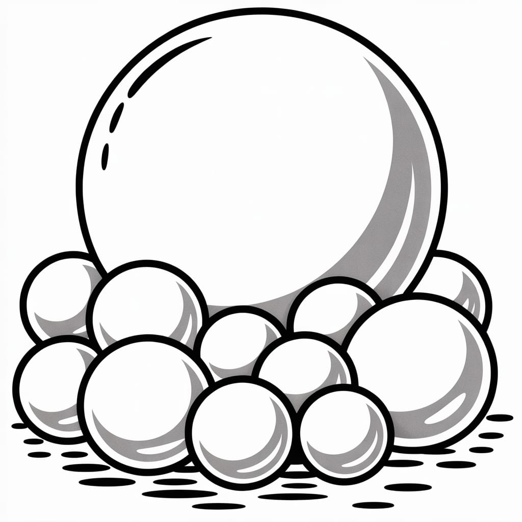 shapes coloring sphere