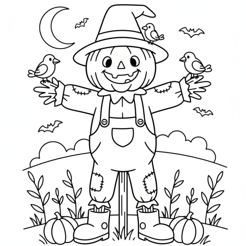 spooky scarecrow
