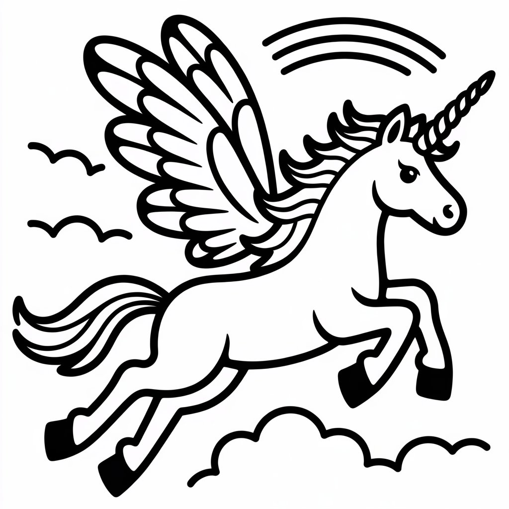 unicorn with fairy wings