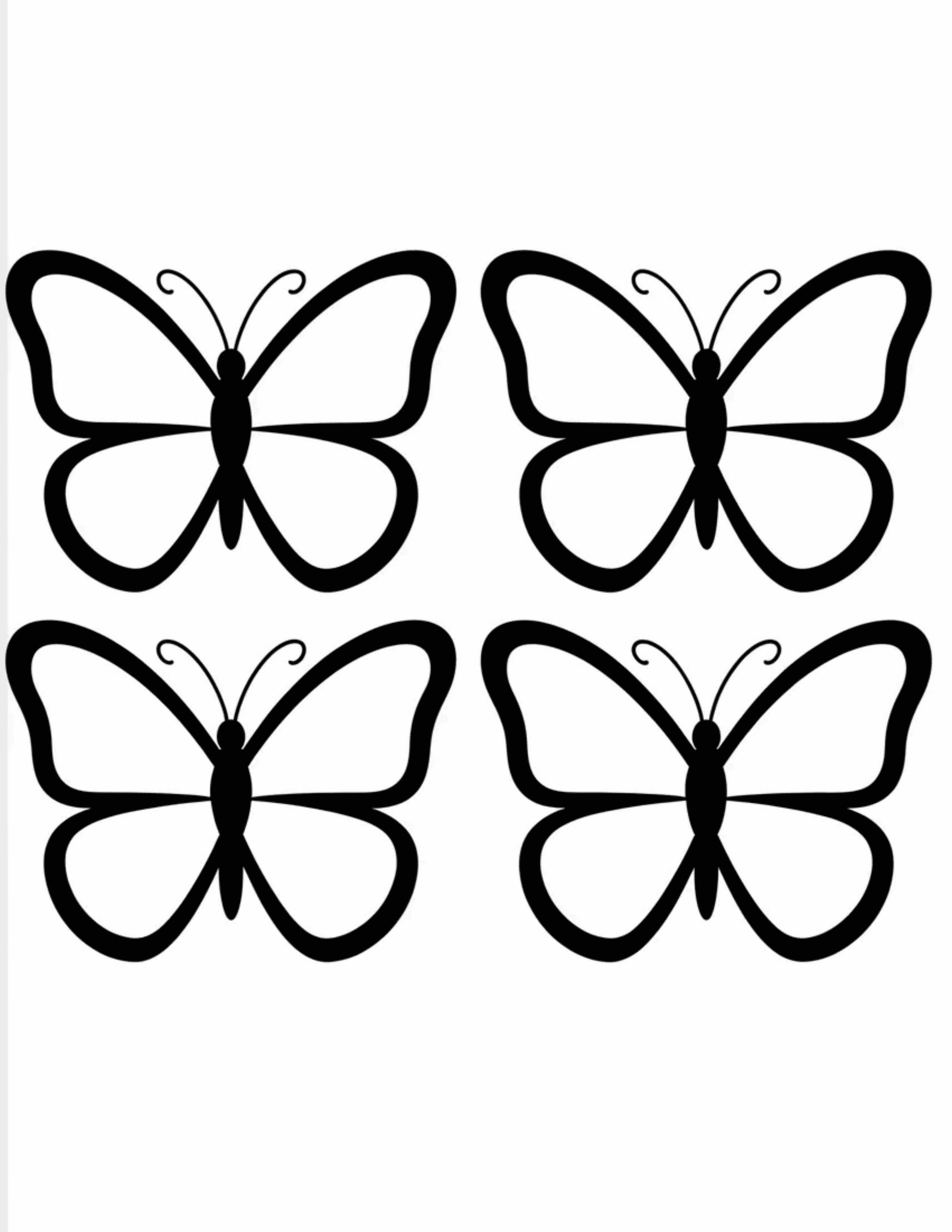 4-Medium-Butterflies-With-Antennae-Per-Pag