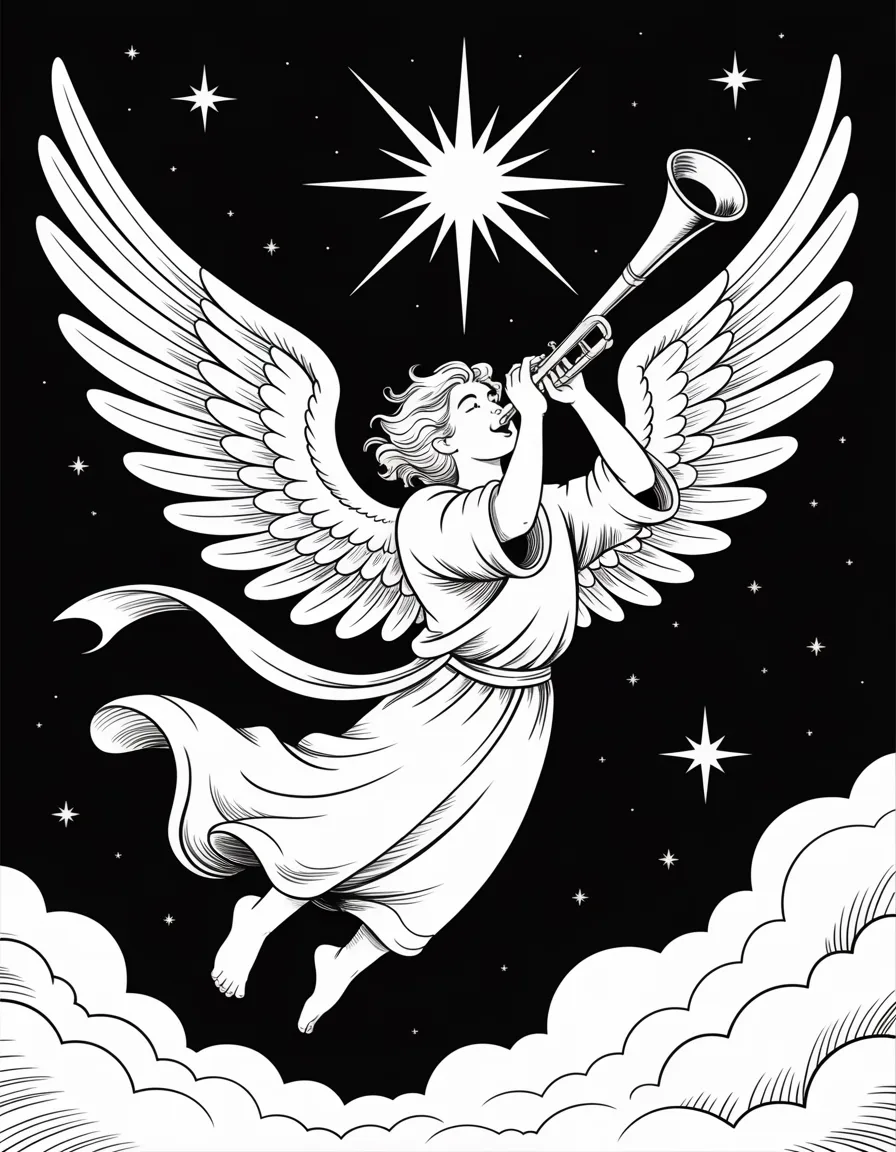 Angel-Announcing-the-Nativity-With-a-Trumpet