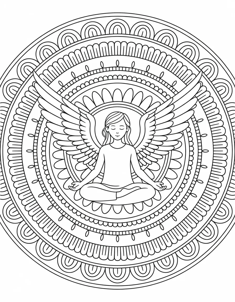 Angel-in-a-Mandala-Frame