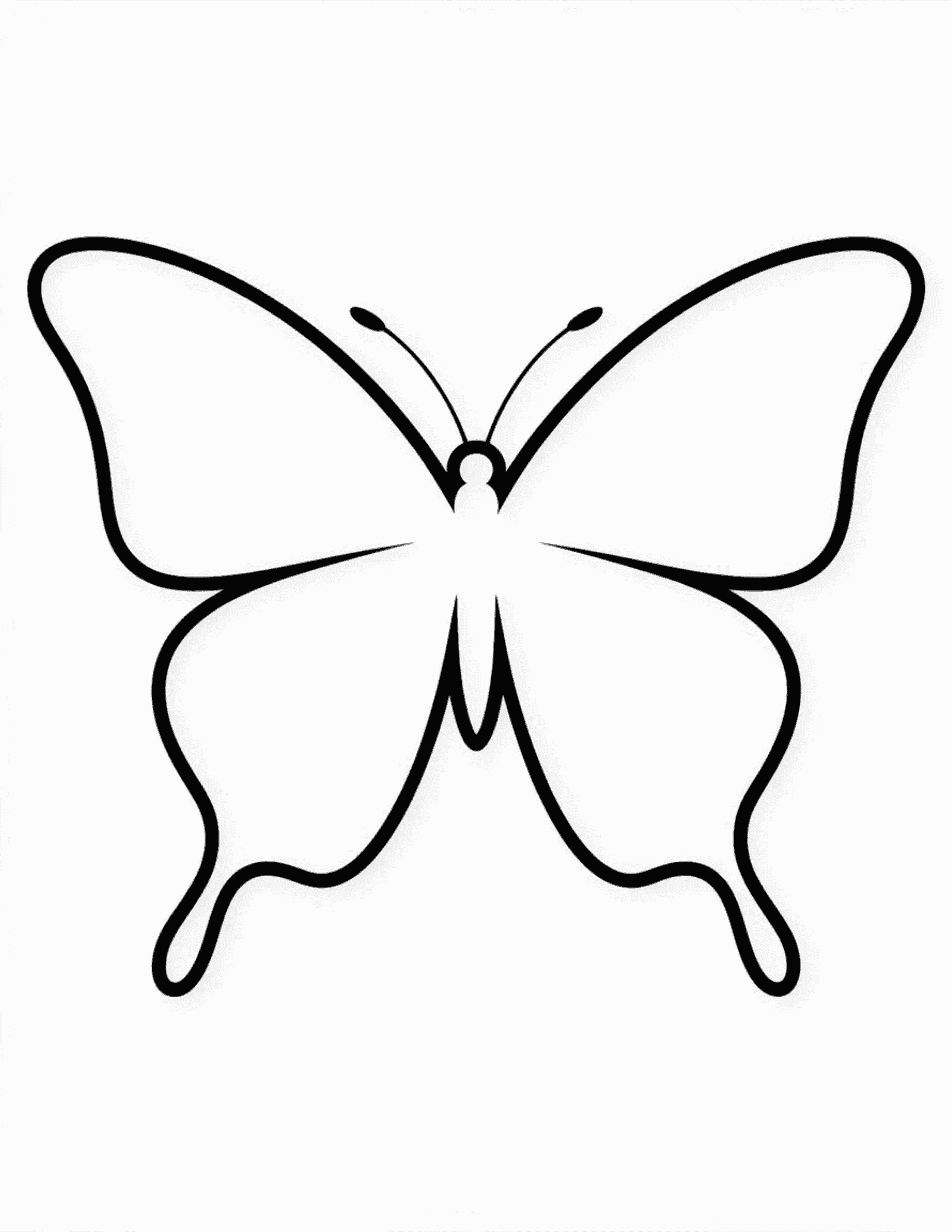 Butterfly-With-Swallowtail-Wing-Tips