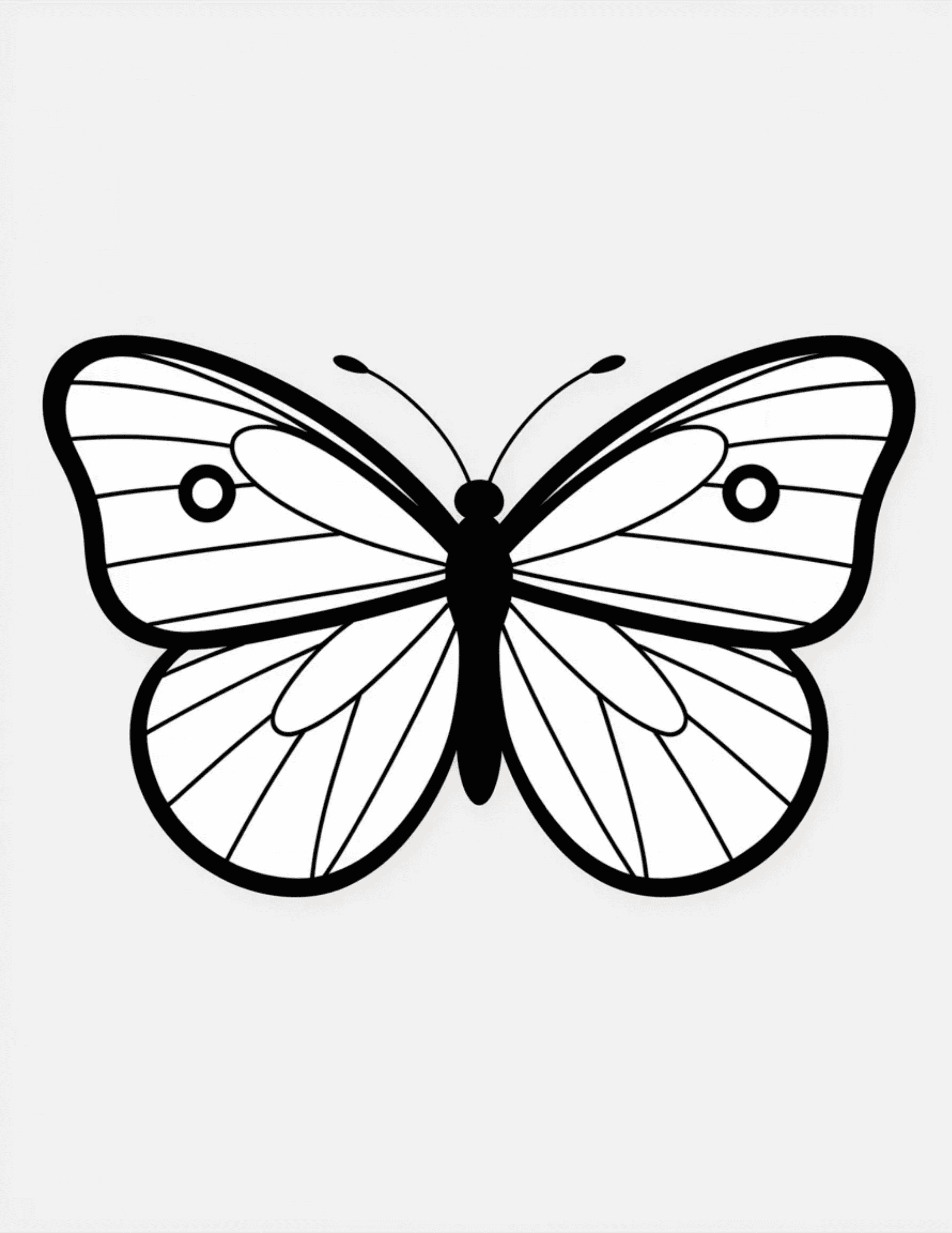 Cabbage-White-Butterfly-Template